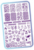 Placa Acrílica para Stamping - Marca H la Cosedora - 10 x 15 cm. - comprar en línea