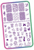 Placa Acrílica para Stamping - Marca H la Cosedora - 10 x 15 cm. - tienda en línea
