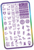 Placa Acrílica para Stamping - Marca H la Cosedora - 10 x 15 cm. - comprar en línea