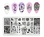 Placa Metálica para Stamping - GENÉRICA IMPORTADA - 6x12 cm. - comprar en línea