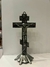 Crucifixo Prateado de Mesa ou Parede - comprar online