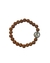 Pulseira de Nossa Senhora Aparecisa com Conta Cruz e Elástico - comprar online