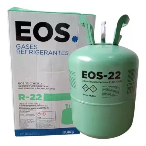 Gás Fluído Refrigerante Botija R22 13,6kg EOS