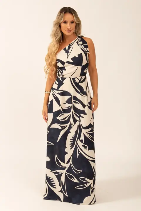 Vestido Longo Ombro Só Olívia
