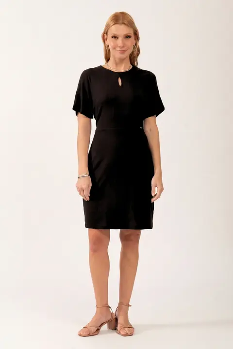 Vestido Curto Manga Lavínia