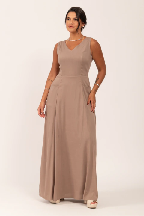 Vestido Longo de Alça Emanuela