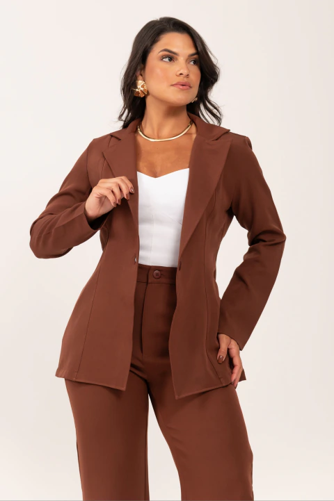 Maxi Blazer Alfaiataria Milene