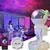 Astronauta proyector galaxia con sonido - comprar online