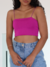 Cropped Feminino Tiras Alça Elástico na internet