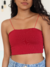 Cropped Feminino Tiras Alça Elástico - loja online