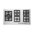 COOKTOP ELETTROMEC QUADRATTO 90CM - comprar online