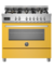 FOGÃO BERTAZZONI PRO 90CM AMARELO - comprar online