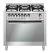 FOGÃO LOFRA INOX NEW MAXIMA FORNO ELÉTRICO 90CM - comprar online