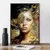 Poster para quadro - moda óculos mulher com flores - arte de parede - comprar online