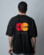 Camiseta Oversized Preto Marmorizado | Goodscard - comprar online