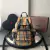 Mochila Burberry Rucksack Xadrez - comprar online