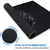 Non-Slip Rubber Gaming Mouse Pad, grande teclado, laptop, mesa, tapete na internet