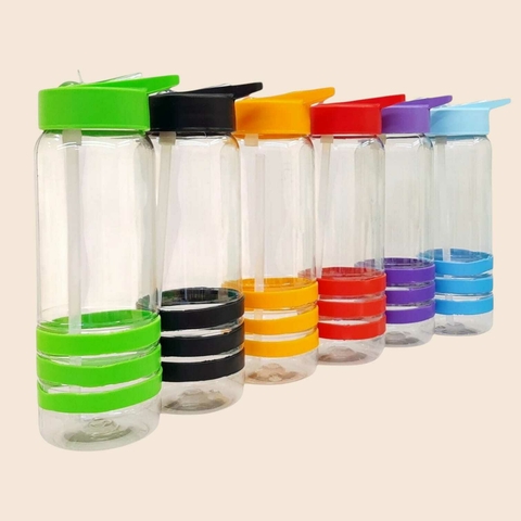 Botella maxi con banda de silicona y pico 750 cc