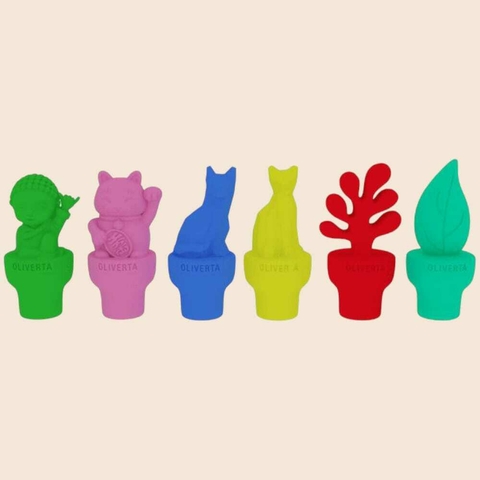 Tapon para botella diseños x4