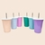Vaso Americano con tapa y sorbete - comprar online