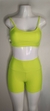 CONJUNTO TOP E SHORT ACADEMIA SABRINA VERDE NEON - comprar online
