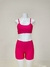 CONJUNTO TOP E SHORT ACADEMIA SABRINA ROSA PINK - comprar online