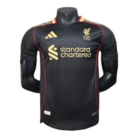 Camisa Liverpool III 25/26 - Jogador Adidas Masculina - Preta