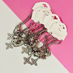 Pulseira Berloques Prateada - Modelo Aleatório - 1 uni.