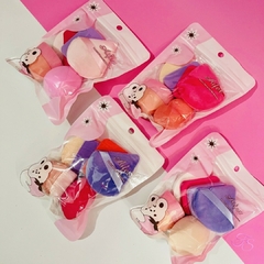 Kit com 6 Esponjas de Maquiagem - Aifer - FS Cosméticos e Presentes