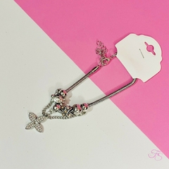 Pulseira Berloques Prateada - Modelo Aleatório - 1 uni. na internet