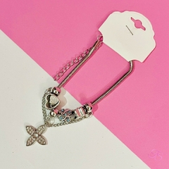 Pulseira Berloques Prateada - Modelo Aleatório - 1 uni. - comprar online