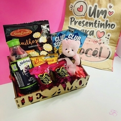 Cesta/Bandeja “Te Amo” c/ Sequilhos