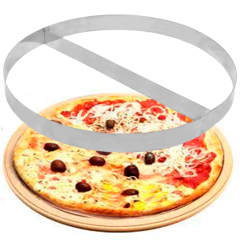 Aro Separador de Sabor 2 Divisórias Profissional Aço Inox - comprar online