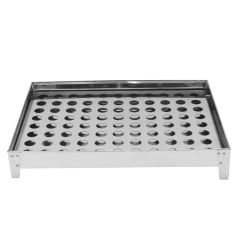 Escorredor De Copos Em Aço Inox Profissional
