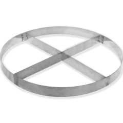 Aro Separador de Sabor 4 Divisórias Profissional Aço Inox - loja online
