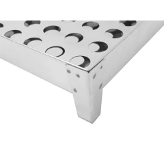 Escorredor De Copos Em Aço Inox Profissional - Lins Metais