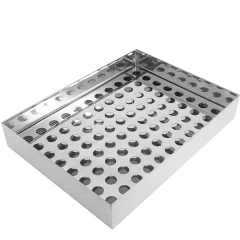 Escorredor em Inox De Batata Pastel Salgados Coxinha Retangular Médio - comprar online