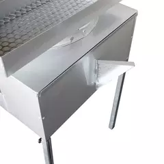 Fogão Fritador Fritadeira Pasteleiro Galvalume Sem Tacho