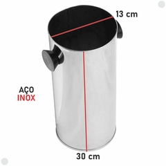 Forma Molde Torre De Batata Bacon Calabresa Aço Inox 30cm na internet