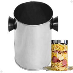 Forma Molde Torre De Batata Bacon Calabresa Aço Inox 17cm - comprar online
