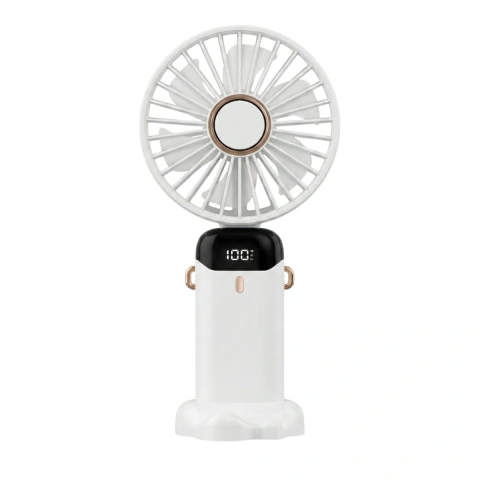 Ventilador de Mão/Mesa para Maquiagem Branco
