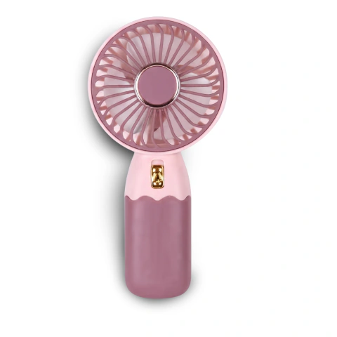 Ventilador de Mão/Mesa para Maquiagem Rosa