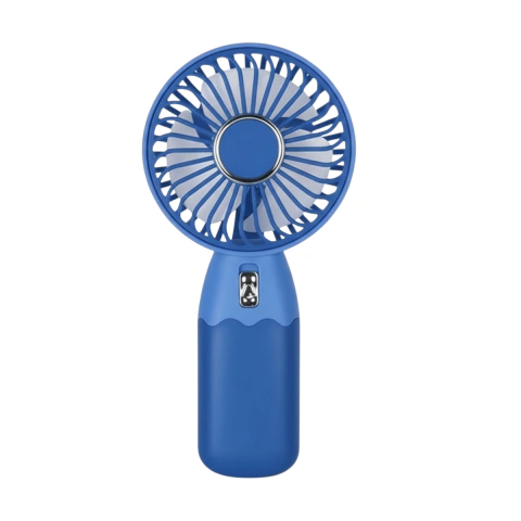 Ventilador de Mão/Mesa para Maquiagem Azul