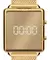 Relógio Feminino Dourado Digital Espelhado Euro EUJHS31BAMS/4D