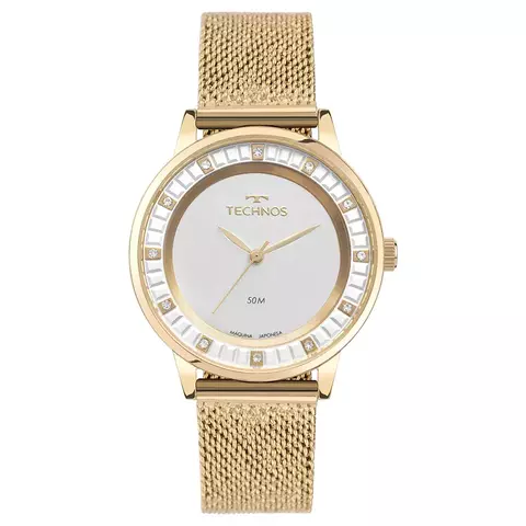 Relógio Technos Feminino Brilho Dourado 2035MZC/1K
