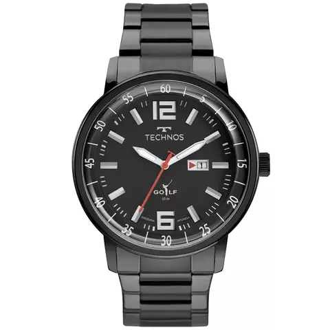 Relógio Technos Masculino Golf Preto 2115MWC/1H