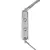 Relógio Condor Feminino Led Espelhado Retangular Prateado COMD1202AJV/4K - comprar online