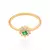 ANEL DE FORMATURA ROMMANEL SKINNY RING BANHADA A OURO 18K COM ZIRCÔNIAS 512363 - comprar online