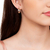 Brinco argola Rommanel banhado a ouro 18k. 523180 - Lara Store