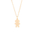 Pingente menina Rommanel banhado a ouro 18k 540176 - comprar online